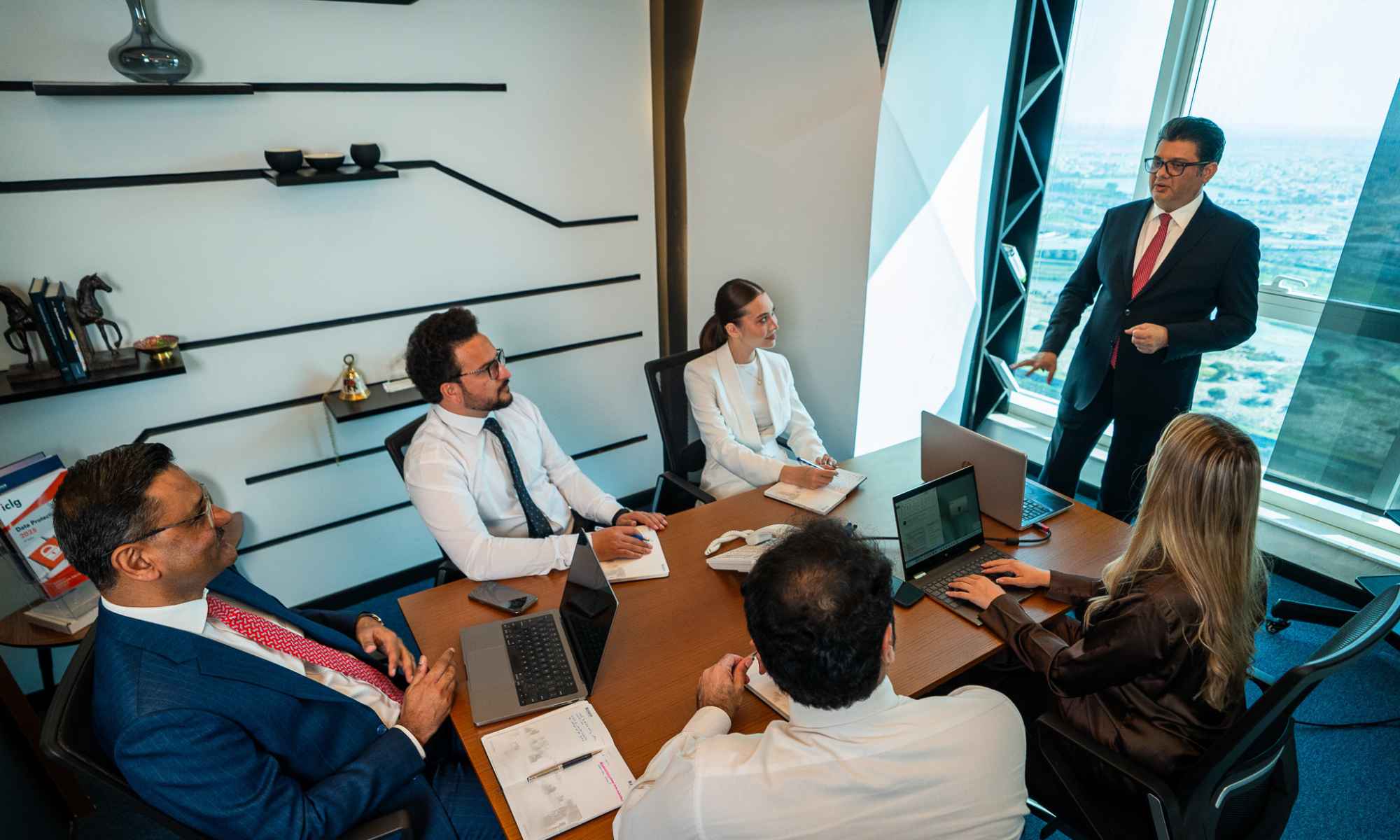 Bizilance directors in a client strategy session